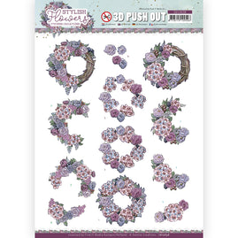 3D Push Out - Yvonne Creations - Stylish Flowers - Romantic Roses