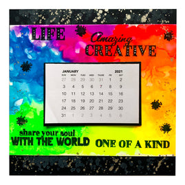 Stamp Set - Be Creative Sentiment (16pc) - 80 x 116mm | 3.1 x 4.5in